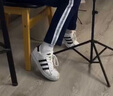 阿迪达斯（adidas）男鞋女鞋三叶草板鞋冬季新款情侣金标贝壳低帮学生百搭休闲小白鞋 【经典款】贝壳头Superstar/偏大/店长主推 38 实拍图
