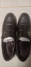 波图蕾斯加绒保暖皮鞋男士套脚商务休闲鞋正装棉鞋男 9516 黑色(加绒) 42 实拍图
