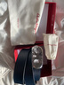 菲拉格慕（Ferragamo）男士腰带板扣腰带商务皮带双面可用【带宽约3.5cm 675542 694426银扣/黑蓝色 105码（适合腰围3尺 - 3尺2） 实拍图