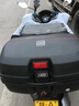 嘉得瑞摩托车尾箱后备箱快拆踏板电动电瓶车工具箱通用特大号储物后背箱 698黑色45L带LED灯 实拍图