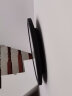Canovoe钟表客厅挂钟免打孔现代简约石英钟万年历电子钟表挂墙大号创意时钟 2625黑色日历款 实拍图