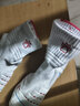 卡尔美（KELME）成人篮球袜训练比赛加厚包裹透气耐磨防滑袜子 白粉【短袜】 L(39-44) 实拍图