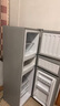 小黄鸭 218L 三门冰箱小型家用电冰箱三温区中门软冷冻 一级能效节能省电低音超薄 迷你宿舍租房 168L 上冷冻下冷藏【一级能效】银色 实拍图