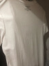 太平鸟男装 夏短袖T恤男干爽面料情侣时尚运动服纯色体恤打底衫潮 橘色速干（合体） XL 实拍图