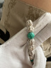 绿侬珠宝 仿绿松石隔珠背云星月菩提文玩手串diy配珠 直径约10mm/单颗【无相隔珠】 实拍图