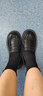 九寸阳光 日系小皮鞋女2025春新款英伦风黑色厚底乐福鞋jk制服一脚蹬单鞋 玛丽珍小皮鞋【黑色36码】 实拍图