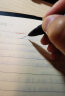 得力（deli） 四色合一圆珠笔0.7mm多色黑红蓝绿标记笔签字笔油性笔4色笔按动笔按压学生办公用 33390-4支装 实拍图