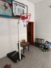 快乐小蓝球成人篮球架家用幼儿园可升降移动室内青少年儿童训练投篮球框户外 034青少年款+弹簧：1.45-2.6米 实拍图