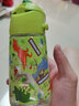SKATER儿童水杯夏季幼儿园小学生男女防摔卡通水壶便携塑料户外杯子 绿色恐龙头 实拍图