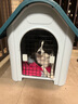 华元宠具（hoopet）狗窝狗房子狗屋室外室内四季通用小中大型犬别墅狗笼狗舍户外冬季 升级款-带天窗大号【60斤内】 标准版：有门【舒适狗笼】 狗屋【入门款】 实拍图