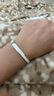 CS中国白银集团 满天星纯银手镯女999足银开口实心镯子生日礼物女 满天星 流光开口款【25g】 实拍图