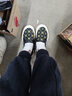 快乐玛丽J&M 单鞋女士乐福鞋开口笑女鞋透气一脚蹬厚底松糕鞋布鞋女百搭懒人原创设计休闲鞋 黑色 37  实拍图
