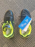 回力运动球鞋低帮厚底防滑乒羽鞋透气网面男女情侣鞋减震地板乒乓球鞋 防滑透气乒乓球鞋103HC黑/荧光绿 41/标准尺码 实拍图