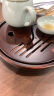 藏壶天下圆茶盘迷你家用天然竹制储水式功夫茶具圆形小号茶台 实拍图