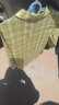 童泰（TONGTAI）婴儿衬衣纯棉春秋季男女宝宝翻领衣服儿童休闲外出衬衫上衣 绿色 100cm 晒单实拍图