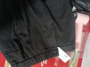 红蜻蜓（RED DRAGONFLY）加绒休闲裤男商务百搭加厚直筒裤时尚修身微弹裤子男装 黑色绒 32 实拍图