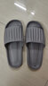 3AnGnI拖鞋男室内居家软底轻弹加厚凉拖鞋女浴室洗澡防滑舒适情侣拖鞋 灰色 44-45 脚宽建议拍大1码 实拍图