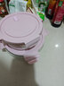 欣美雅耐热玻璃饭盒微波炉专用碗保鲜盒学生玻璃碗带盖泡面碗水果盒密封 落樱粉990+660+400毫升 实拍图