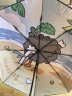 蕉下太阳伞 双层鸵马斯系列三折伞 防紫外线遮阳伞女折叠防晒伞卡通晴雨伞49.5cm*8骨 避暑 实拍图
