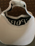惠寻 京东自有品牌 Sport空顶帽女遮晒帽 户外运动棒球鸭舌帽 白色 实拍图