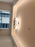 雷士（NVC）轻奢水晶吊灯客厅大灯LED餐厅灯经典欧美卧室灯灯饰全屋灯具套餐 【3室2厅】防尘10头+餐吊+卧室*3 实拍图