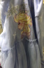 迪士尼（Disney）童装艾莎公主过年连衣裙女童针织连衣裙儿童拼接毛线裙子公主纱裙 冰雪蓝（加绒） 140cm 晒单实拍图