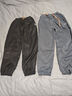 策息保暖加绒裤子冬季男加厚休闲裤百搭棉裤工装运动宽松长裤 加绒黑色+加绒深灰 2XL -建议140-150斤左右 实拍图