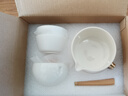 叁旬转转泡旋转自动泡茶壶功夫茶具套装旅行家用简约陶瓷懒人泡茶神器 转转泡泡茶器(禅风白)+2个茶杯 实拍图