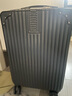 袋鼠（KANGAROO）大容量行李箱男商务出差托运大尺寸皮箱女大号轻便耐用加厚拉杆箱 潮流黑【高颜值拉链款】 22英寸 【防刮耐磨】 实拍图