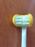珂宜三面纳米硬毛牙刷3D成人款家用细柔软毛牙齿护理去除口气家庭装 三面软毛儿童牙刷*柠檬黄 1支 实拍图