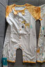 舒贝怡2件装婴儿衣服夏季薄款新生儿连体衣短袖哈衣儿童爬服黄色80CM 实拍图