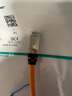 泛达 泛达超六类cat6a双屏蔽网络跳线万兆网线电竞版高速屏蔽超六类网线单屏蔽 橘色26线规 3米 实拍图