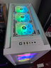 美商海盗船 (USCORSAIR) 5000X RGB 极地白 钢化玻璃 中塔机箱 智能控制 炫彩风扇 超大空间 实拍图