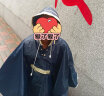 巫记儿童雨衣斗篷式男童女童可背书包6-18岁时尚高级韩版小学生 藏青色 XL儿童款 适合身高125-145cm 晒单实拍图