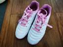 亿步仑（YIBULUN）女子粉色足球鞋儿童碎钉球鞋女TF中小学生足球训练鞋运动鞋女钉鞋 0999白粉碎丁 37 实拍图
