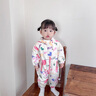 班喜迪婴儿衣服秋装男女宝宝连体衣婴幼儿加绒哈衣爬服春秋季洋气外出服 米色 80cm 实拍图