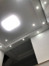 飞利浦双头射灯led嵌入式家用白色斗胆灯天花灯单头聚光方形格栅灯GD100 单头9W（暖白光）开孔100*100mm 实拍图