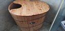 柏一 泡澡桶洗澡洗浴木桶浴桶成人木质大人沐浴桶香柏木实木小户型 无漆款*带盖* 2.3cm 厚度 0.8米长*56厘米宽*75厘米高 实拍图