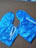 德力普（Delipow）防雨鞋套 男女成人学生加厚底防水防滑高筒雨鞋套便携式雨靴套 高筒加厚底雨鞋【蓝色】 XL(适合41-42码) 实拍图