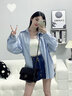 Cavion Koist CK轻奢包包女包新品单肩包女百搭女士包菱格链条包送女友520礼物 黑色钨钢穿皮链条大号  礼盒包装 实拍图