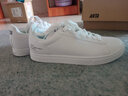安踏板鞋男鞋2025冬季学生白色小白鞋休闲透气运动鞋旗舰男士滑板鞋子 白/浅灰 39 实拍图