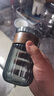 南山先生 茶杯耐热玻璃办公商务水杯泡茶杯茶水分离礼盒装竖条纹泡茶杯 玻璃泡茶杯（陶瓷盖）黑_便携款 实拍图