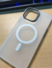 邦克仕(Benks)适用苹果13 Pro Max手机保护壳 iPhone13promax防摔磁吸壳 耐磨男女通用款保护套不沾指纹 白 实拍图