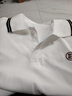 琛倪 polo衫男士短袖新款潮流商务男装衣服翻领高端夏季潮牌 白色 XL 实拍图