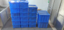 齐鲁安然 周转箱 零件盒 物料盒收纳盒整理箱配件箱塑料盒胶框五金工具盒长方形盒子 蓝色带盖 A10# 晒单实拍图
