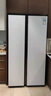 三星（SAMSUNG）【2025新品】家用654L超大容量声触双控自动开门Bixby语音助手 AI节能干湿分储对开门冰箱以旧换新 月光白RS80F65L1WSC 实拍图