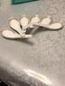煜乾勺子汤勺家用景德镇骨瓷餐具小调羹陶瓷小勺小汤匙大勺大汤勺金边 小勺  10只装 实拍图