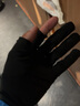 盛赛熙冰丝手套男女春夏季防晒露二指骑行开车透气吸汗速干触屏半指薄款 冰丝二指黑色 实拍图
