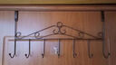 索尔诺 衣挂 铁艺门后挂钩 卧室办公室衣帽架挂衣架挂衣服架子 七挂钩- 颜色随机【长42*高24】 实拍图