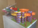 糖米积木桌玩具大颗粒多功能收纳幼儿园学习桌椅男女孩节日生日礼物 实拍图